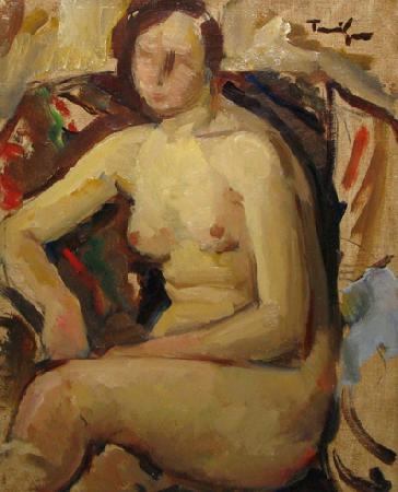 Nicolae Tonitza Nud. Sweden oil painting art